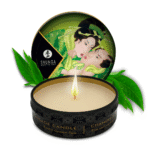 Vela de masaje – Mini vela de masaje y ambiente – Té Verde Exótico – Shunga – 30 ml - Imagen 2