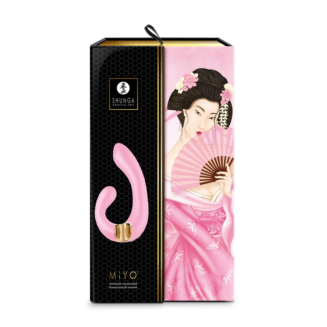 Vibrador para el punto G con agarre cómodo, rosa claro Shunga - Imagen 18