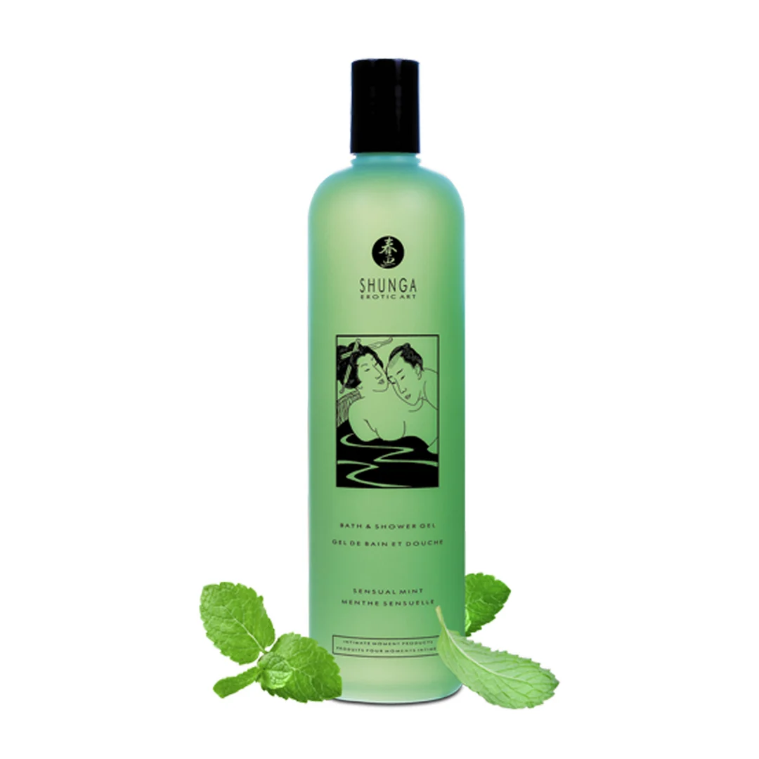 Gel de baño y ducha Shunga Sensual Mint 370 ml - Imagen 2