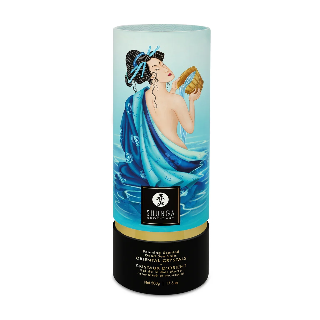 S-6751_1_1 Sales de baño, cristales orientales espumosos de sal del mar Muerto, Ocean Temptations, Shunga, 17,6 oz / 500 gr - Imagen 1