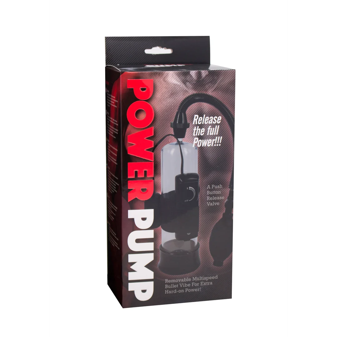 Bomba para el pene con bala vibradora multispeed – Power Pump - Imagen 1