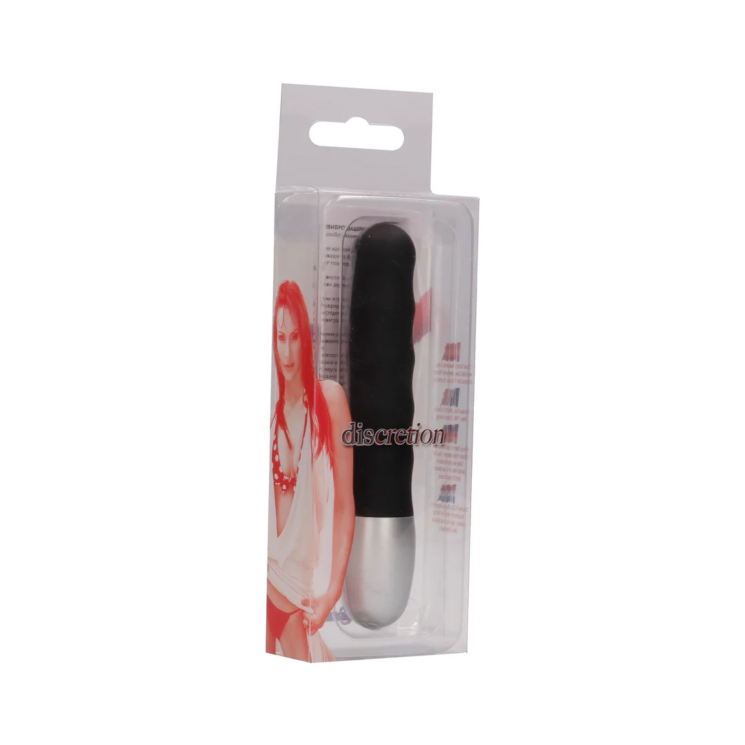 Mini vibrador compacto con relieves, Discretie Seven Creations - Imagen 1