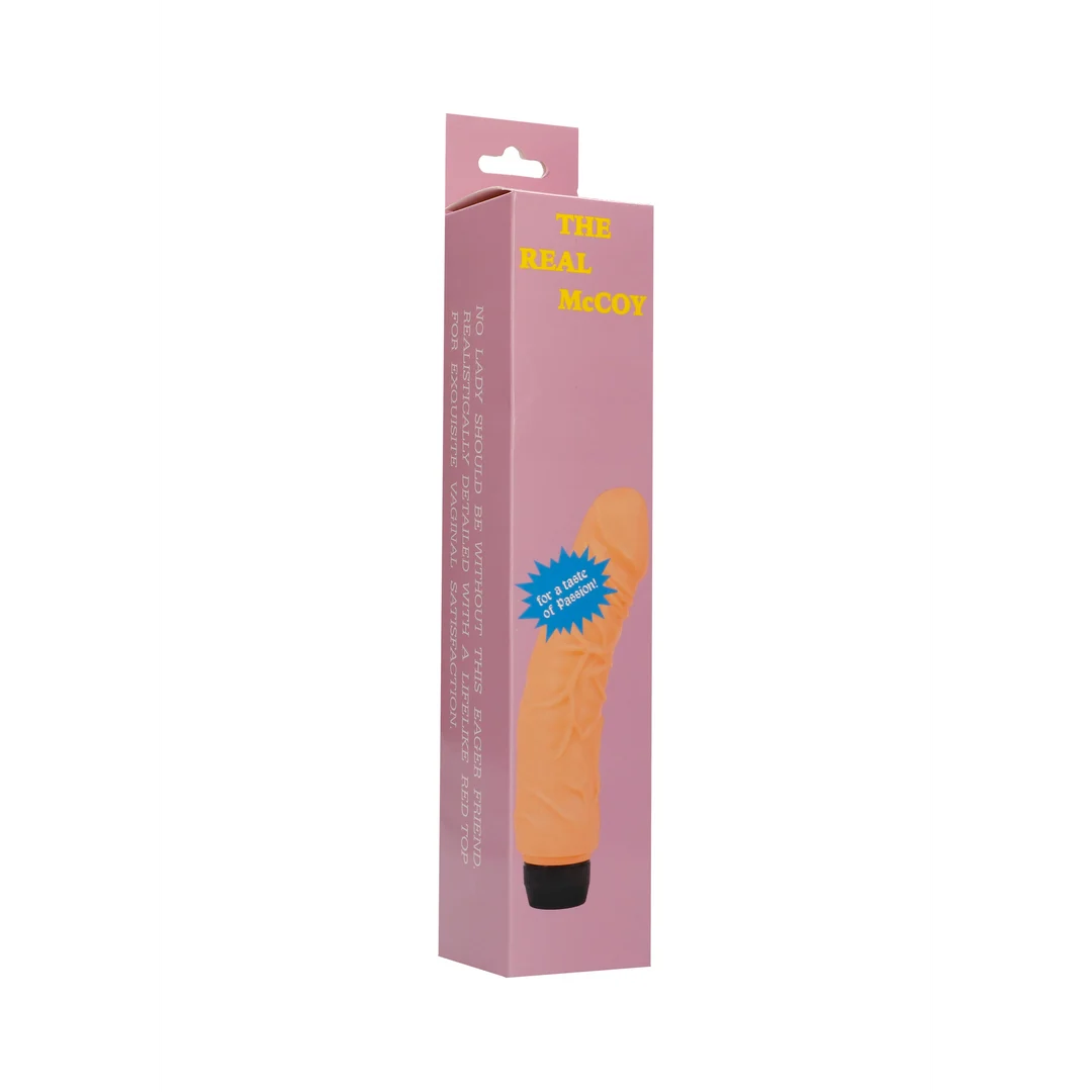 SC-250M-BX_1_1 Vibrador realista: eje con venas y glande rosa Seven Creations - Imagen 1