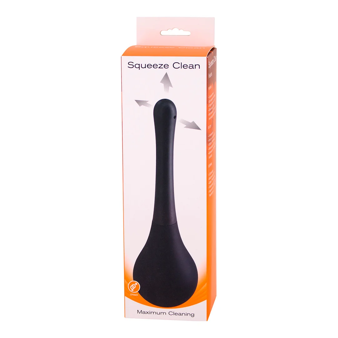 Ducha anal – Ducha íntima Squeeze Clean con revestimiento de TPR – 190 ml - Imagen 2