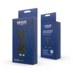 Ducha anal – Kit de ducha Shower Douche Duo para principiantes con 2 boquillas de silicona, negro – Nexus - Imagen 2