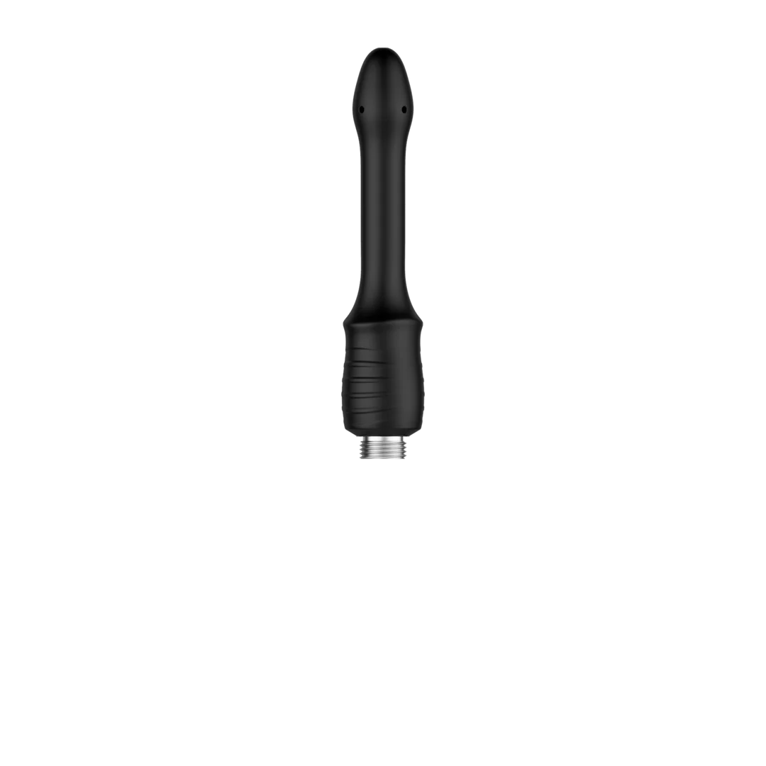 Ducha anal – Kit de ducha Shower Douche Duo para principiantes con 2 boquillas de silicona, negro – Nexus - Imagen 3