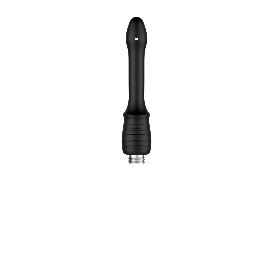 Ducha anal – Kit de ducha Shower Douche Duo para principiantes con 2 boquillas de silicona, negro – Nexus - Imagen 4