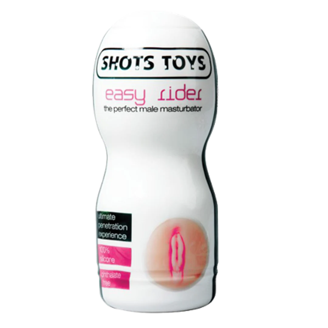 Masturbador vaginal con funda suave – Dark Easy Rider - Imagen 3