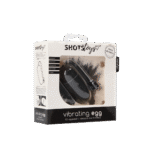 Huevo vibrador con mando a distancia, 10 modos, negro, Shots Toys by Shots