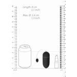 Huevo vibrador con mando a distancia, 10 modos, negro, Shots Toys by Shots - Imagen 4