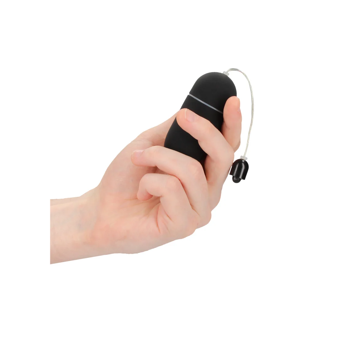 Huevo vibrador con mando a distancia, 10 modos, negro, Shots Toys by Shots - Imagen 5