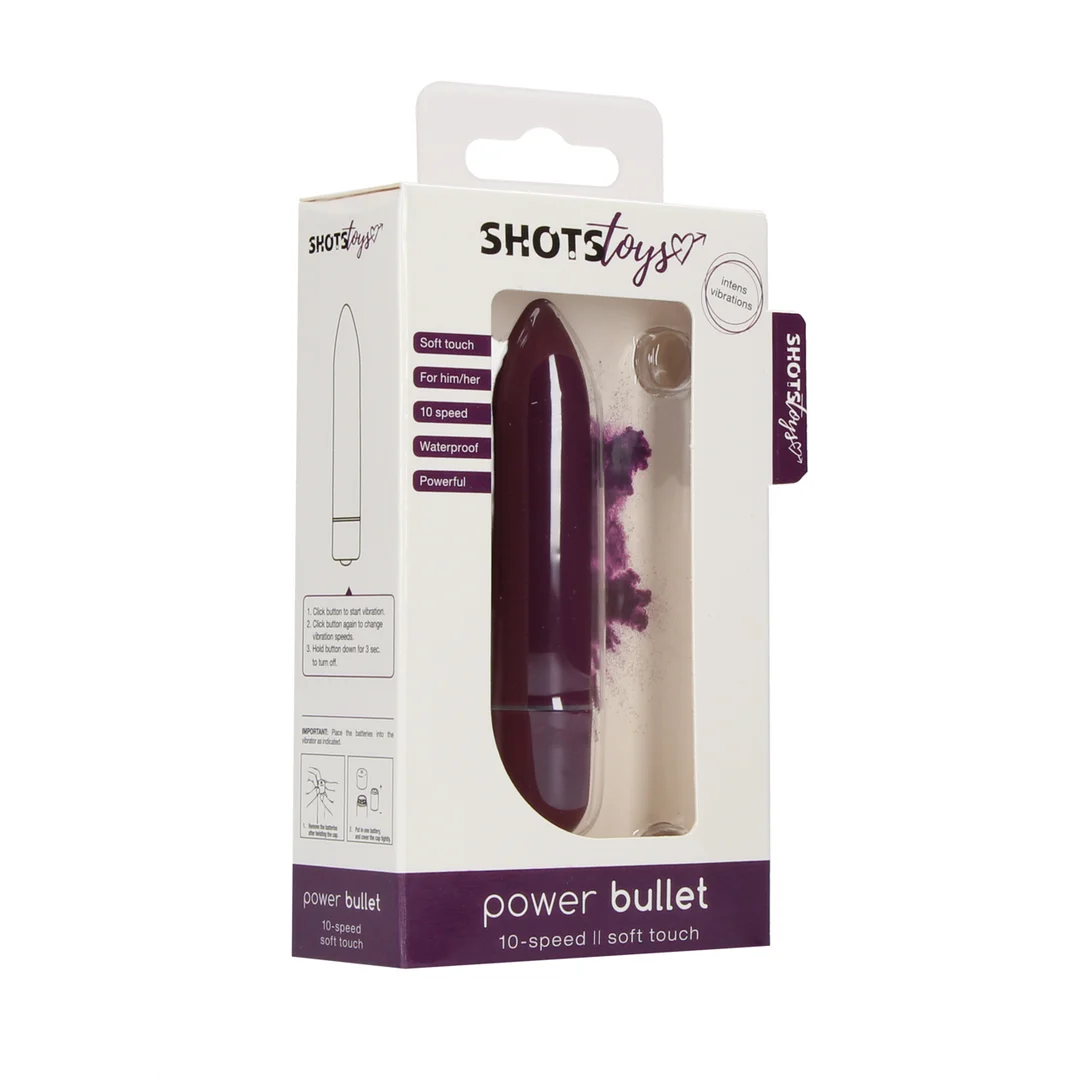 Vibrador bullet: 10 modos y resistente al agua – Shots Shots Toys by Shots - Imagen 1