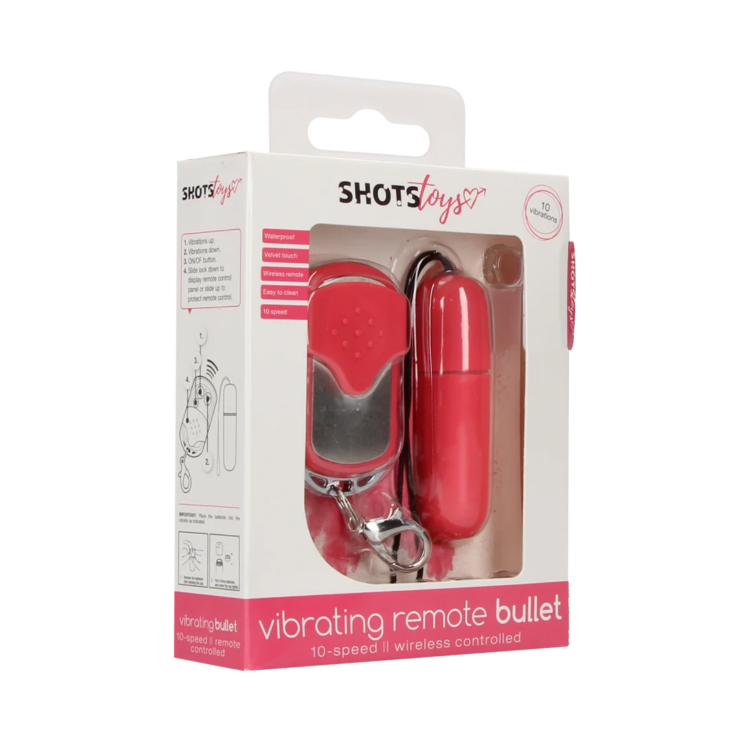 Vibrador bullet con mando a distancia Shots Toys - Imagen 1
