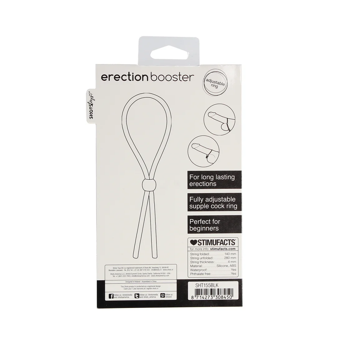 Anillo para el pene ajustable Erectie Booster - Imagen 2
