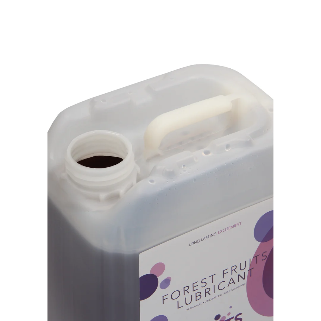 Lubricante de base acuosa – Apto para preservativos de látex – Frutos del bosque – 1,3 gal / 5 l – Shots Lubes - Imagen 2