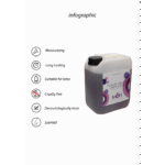 Lubricante de base acuosa – Apto para preservativos de látex – Frutos del bosque – 1,3 gal / 5 l – Shots Lubes - Imagen 3