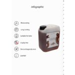 Lubricante con sabor – De base acuosa, apto para usar con preservativos de látex – Chocolate – 1,3 gal / 5 l - Imagen 3