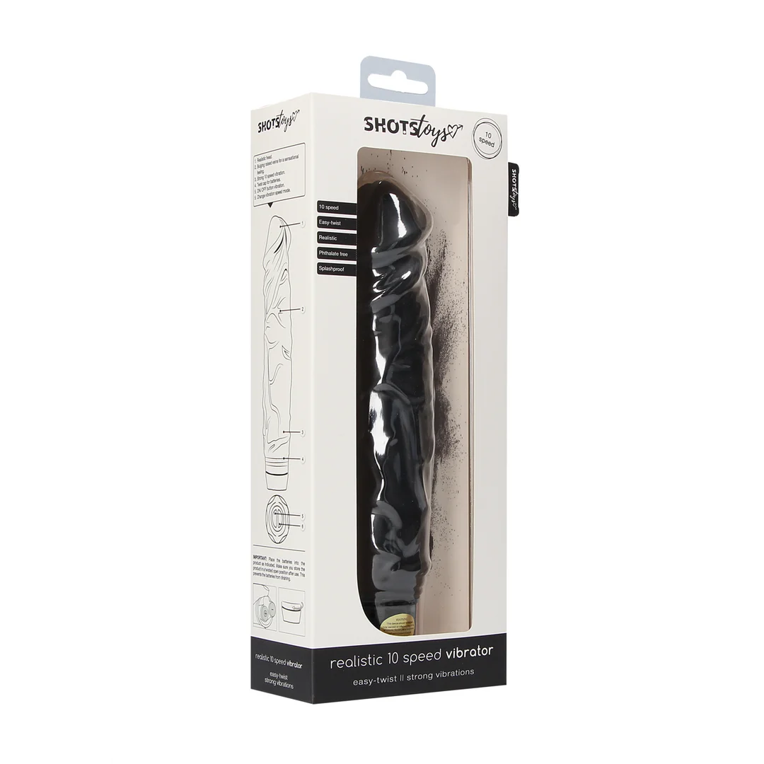 Vibrador realista multispeed de Shots Toys - Imagen 1