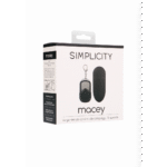 Huevo vibrador con mando a distancia y 10 modos – Macey Simplicity by Shots