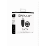 Huevo vibrador Simplicity by Shots Luca con mando