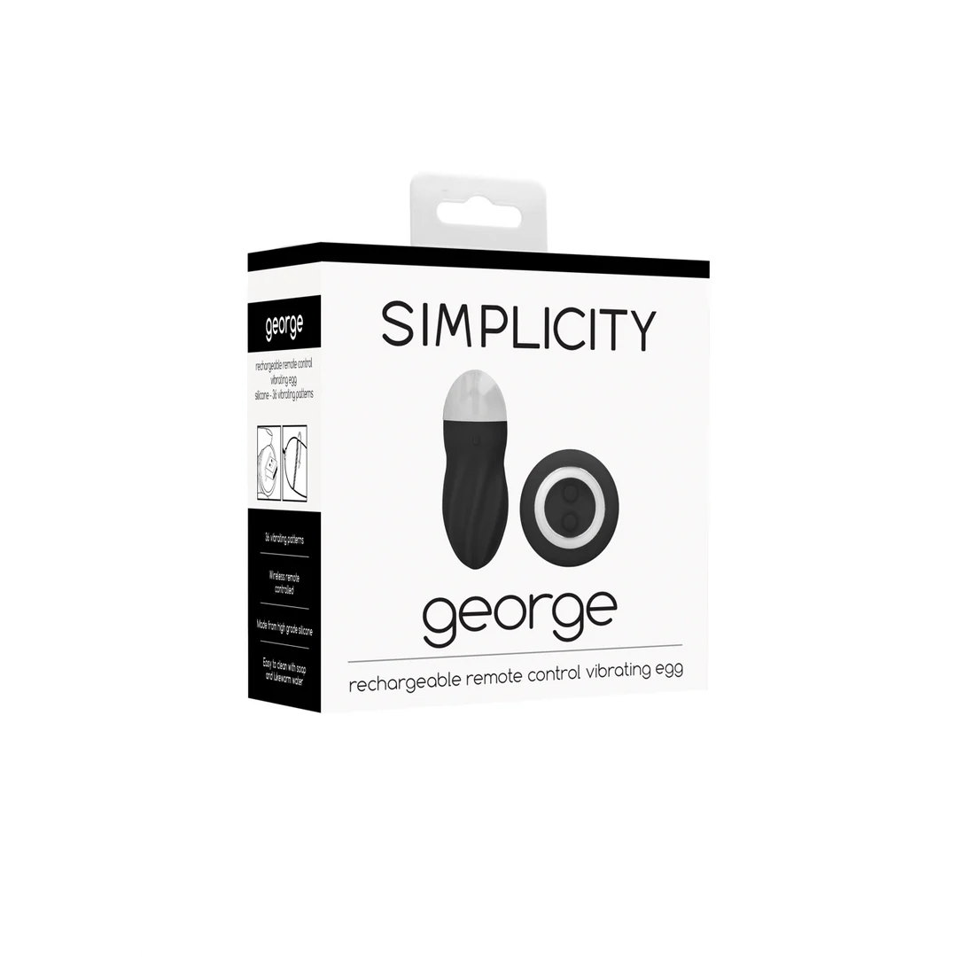 Huevo vibrador inalámbrico Simplicity George - Imagen 1