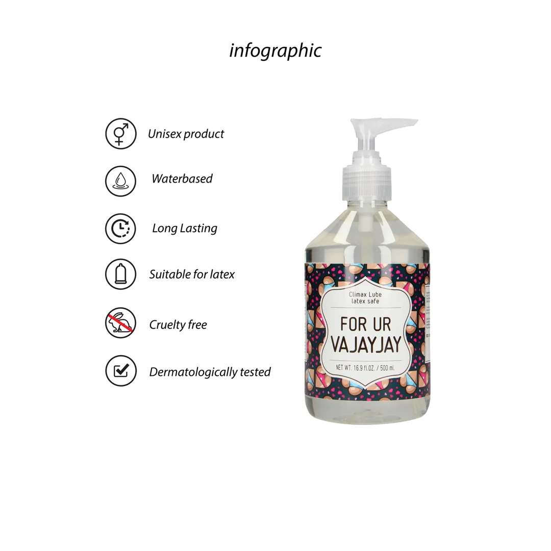 SLI187_1_1 Lubricante de base acuosa S Line Voor Ur Vajayjay 500 ml - Imagen 1