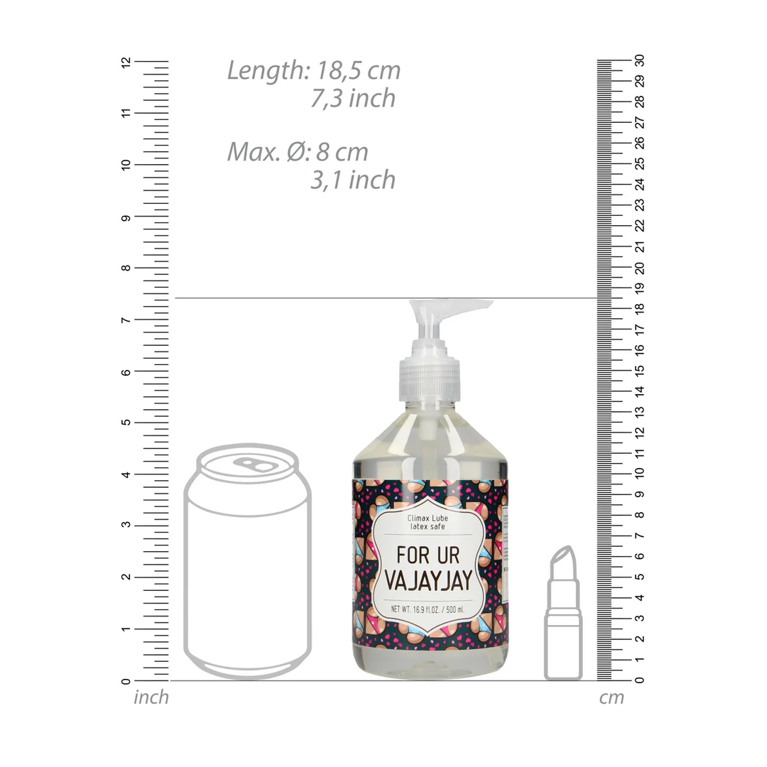Lubricante de base acuosa S Line Voor Ur Vajayjay 500 ml - Imagen 3