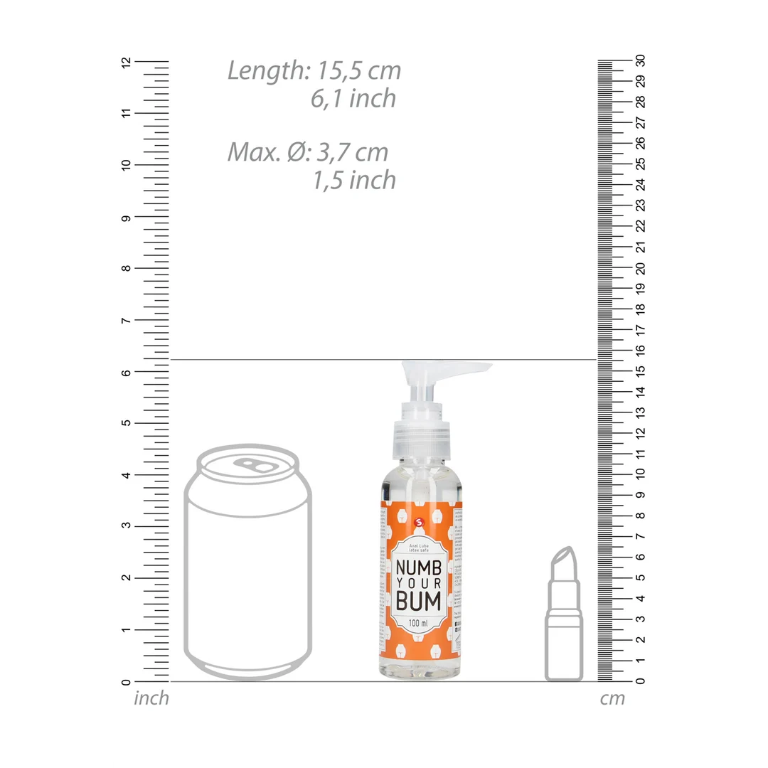 S Line Numb Your Bum lubricante anal 100 ml - Imagen 3