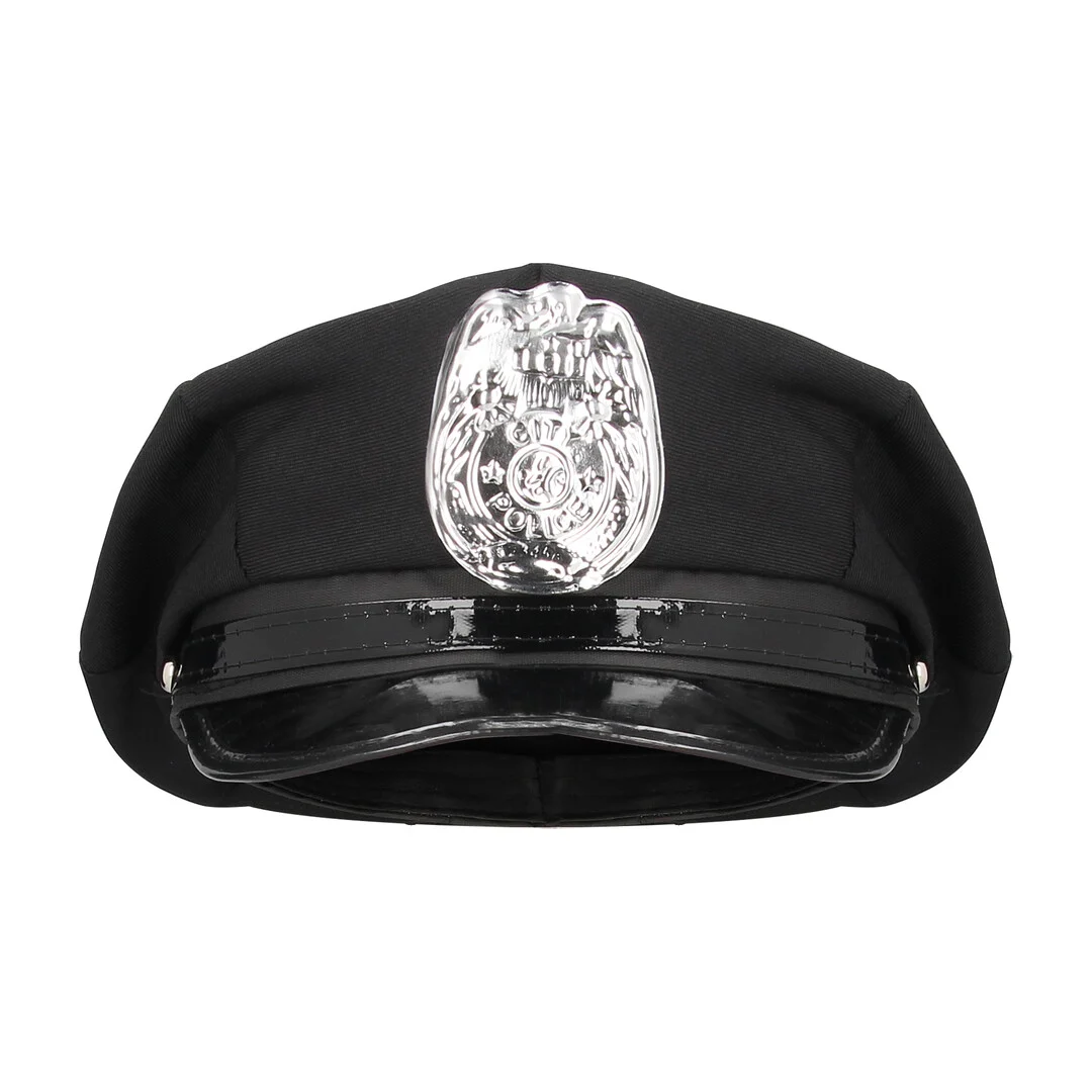 Disfraz de policía con gorra - Imagen 3