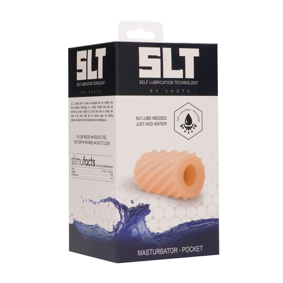 Masturbadora de bolsillo autolubricante SLT by Shots - Imagen 1
