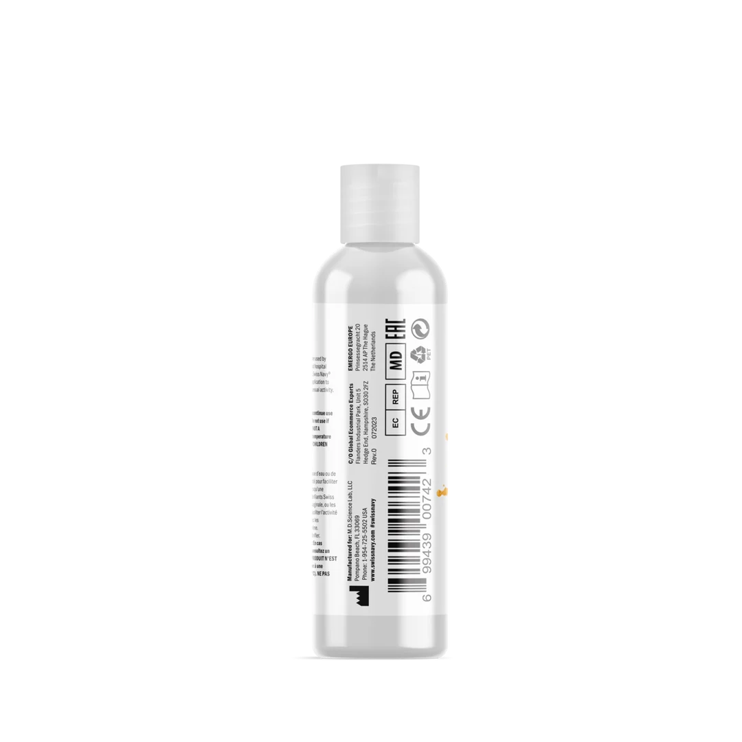 Lubricante con sabor, 4 in 1 Playful Flavors, comestible y con efecto calor, mango, sobre de 5 ml, Swiss Navy - Imagen 3