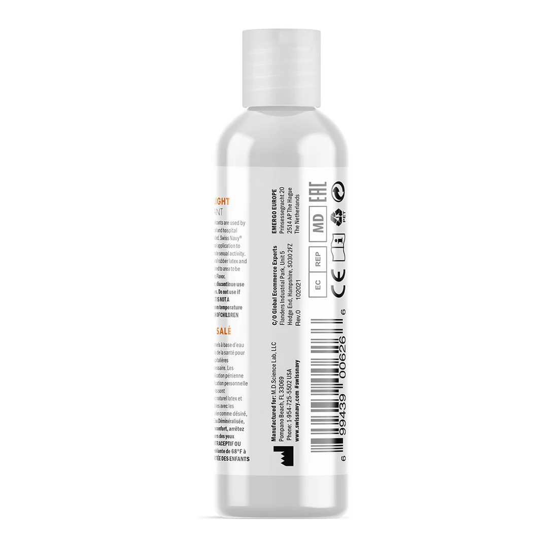 Lubricante con sabor – 4 in 1 Playful Flavors – Salted Caramel Delight – 29,5 ml – Swiss Navy - Imagen 1