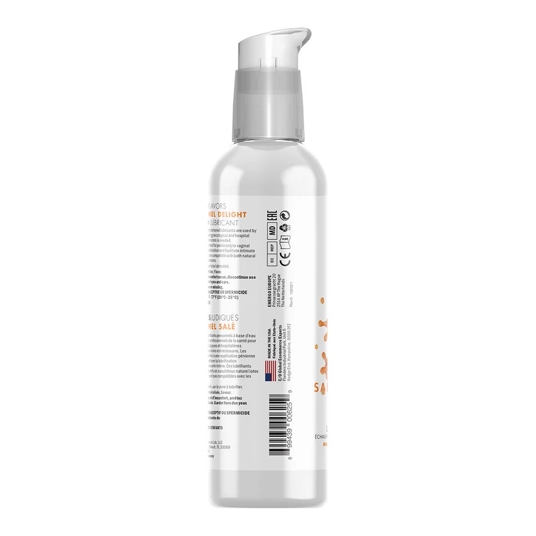 Lubricante con sabor – 4 in 1 Playful Flavors – Salted Caramel Delight – 29,5 ml – Swiss Navy - Imagen 3