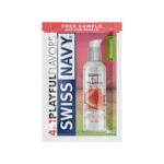 Lubricante con sabor, 4 in 1 Playful Flavors con sabor a sandía, sandía, 5 ml, Swiss Navy - Imagen 2