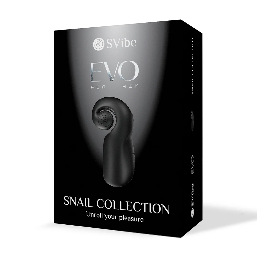 Snail Vibe EVO estimulador masculino dual negro - Imagen 1