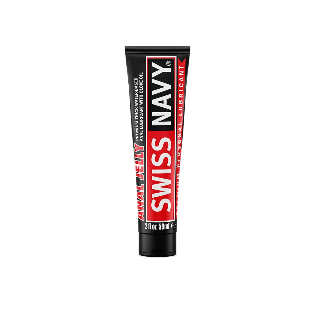 Lubricante anal – Gel espeso prémium con base de agua y aceite de clavo – Clavo – 59 ml – Swiss Navy - Imagen 1
