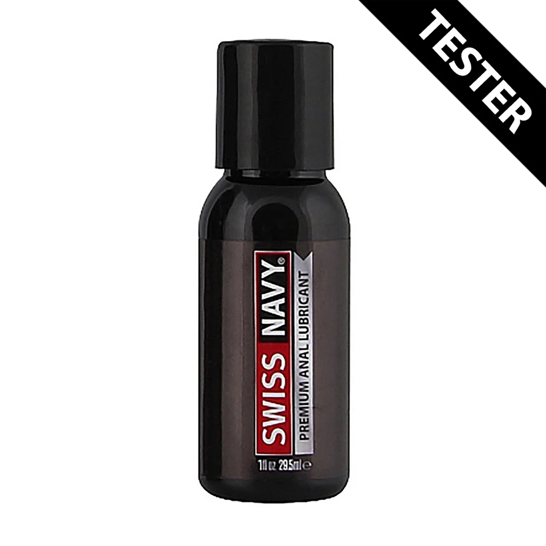 Lubricante anal de silicona prémium con clavo, tester, sin perfume ni sabor, 29,5 ml, Swiss Navy - Imagen 9