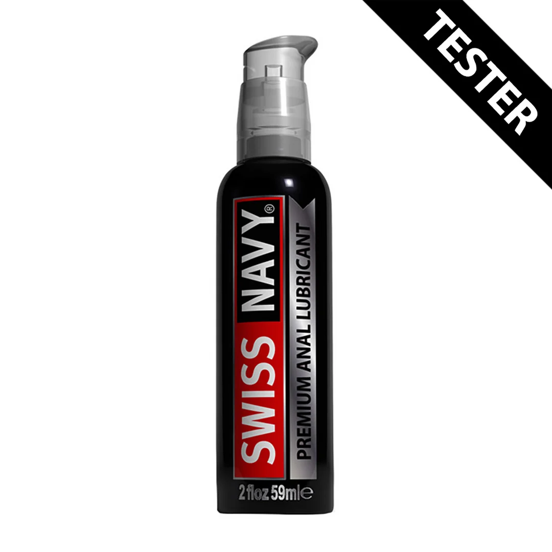 Lubricante anal de silicona prémium para parejas, sin perfume ni sabor, 59 ml, Swiss Navy - Imagen 1