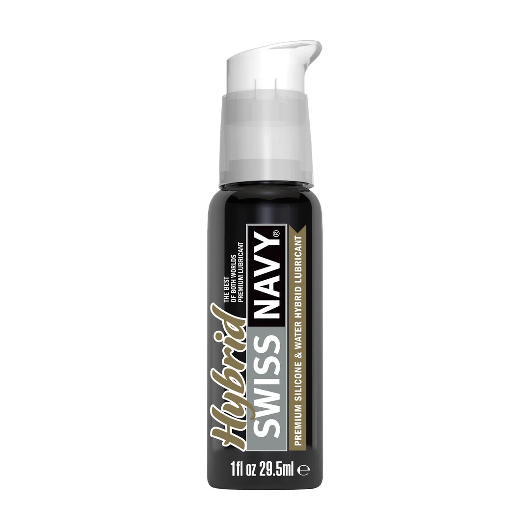 Lubricante neutro híbrido con base de silicona y agua, sin perfume ni sabor, 29,5 ml, Swiss Navy - Imagen 2