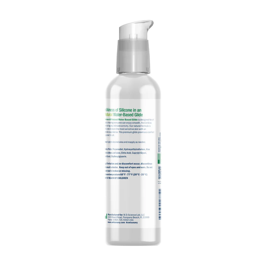 Lubricante con base de agua, hipoalergénico, probado dermatológicamente, sin parabenos ni glicerina, sin perfume ni sabor, 29,5 ml, Swiss Navy - Imagen 5