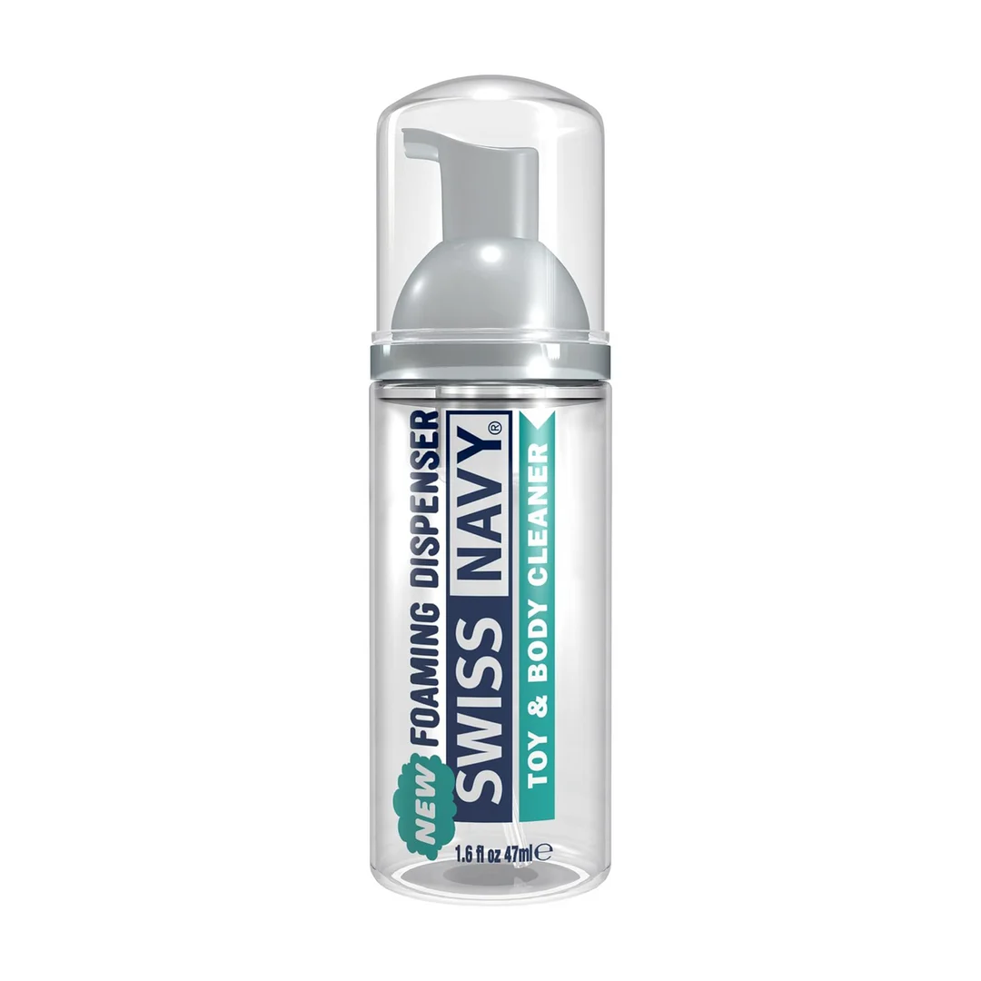 Limpiador de juguetes y cuerpo, spray limpiador para juguetes y piel, compatible con lubricante de silicona, Swiss Navy, 177 ml / 6 fl oz, PROBADOR - Imagen 2
