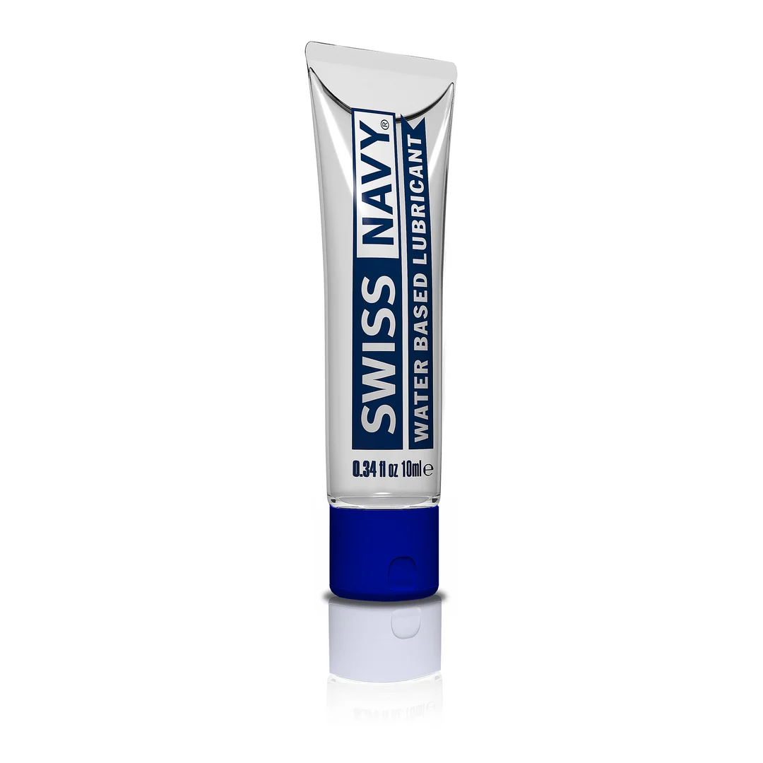 Lubricante de base acuosa | Gel lubricante prémium en botella hermética ideal para viajar, sin perfume ni sabor, 59 ml, Swiss Navy - Imagen 5