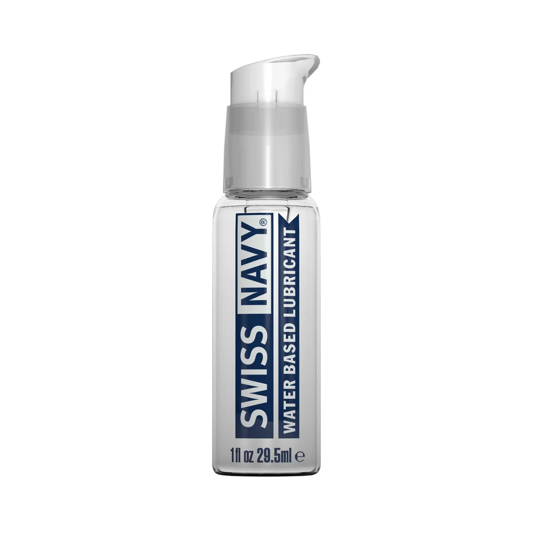 Lubricante de base acuosa | Gel lubricante prémium en botella hermética ideal para viajar, sin perfume ni sabor, 59 ml, Swiss Navy - Imagen 1