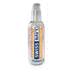 Lubricante de base acuosa – Gel lubricante prémium con efecto calor, en un frasco de viaje antigoteo – Sin perfume y sin sabor – 59 ml – Swiss Navy - Imagen 3