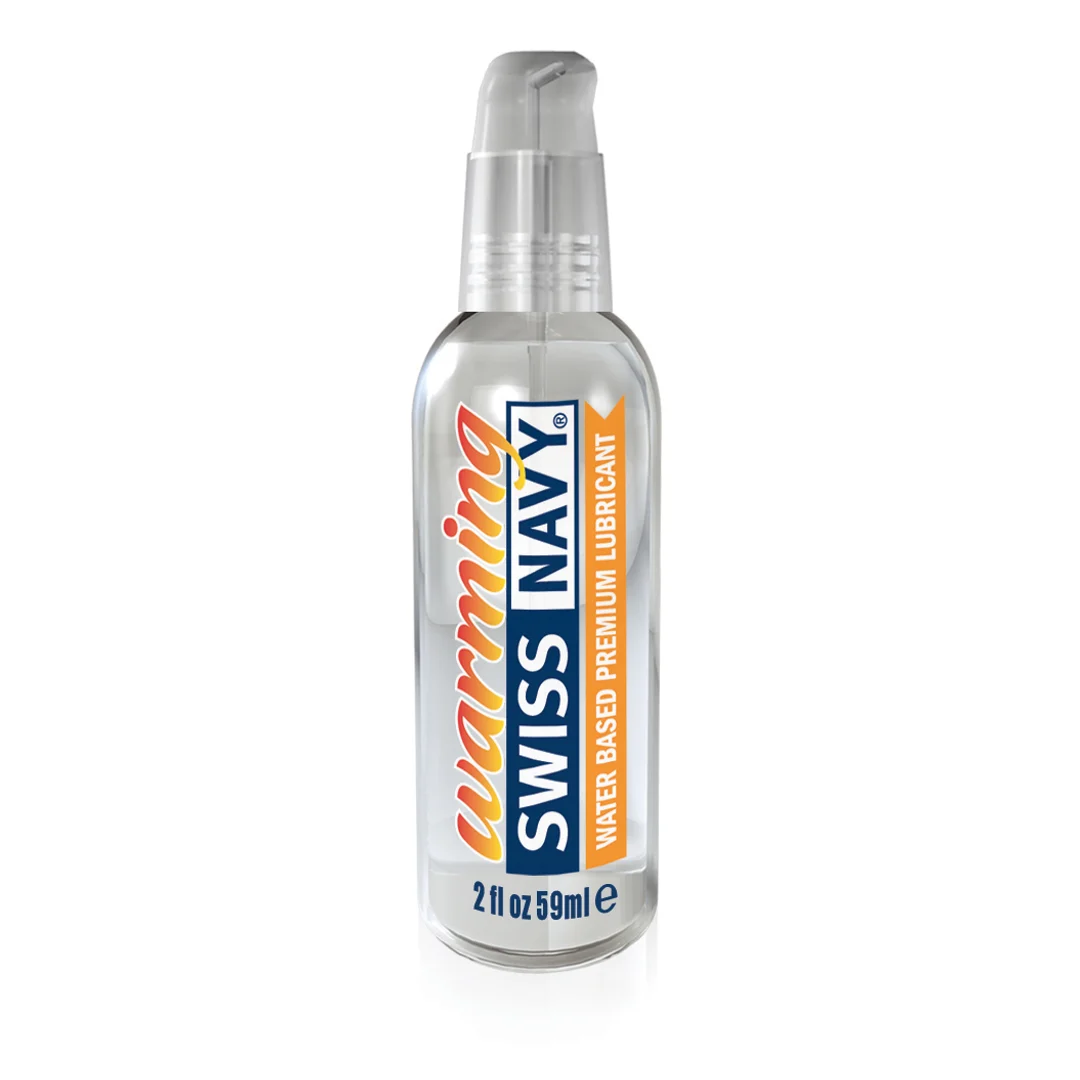 Lubricante de base acuosa – Gel lubricante prémium con efecto calor, en un frasco de viaje antigoteo – Sin perfume y sin sabor – 59 ml – Swiss Navy - Imagen 3