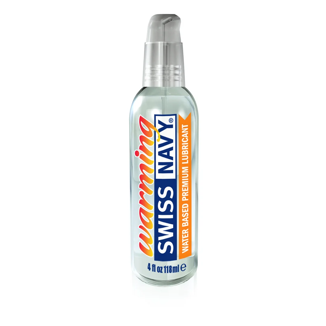 Lubricante de base acuosa – Gel lubricante prémium con efecto calor, en un frasco de viaje antigoteo – Sin perfume y sin sabor – 59 ml – Swiss Navy - Imagen 4