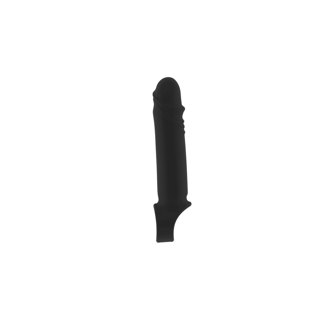 Funda para el pene con correa para los testículos: extensor elástico - Imagen 2