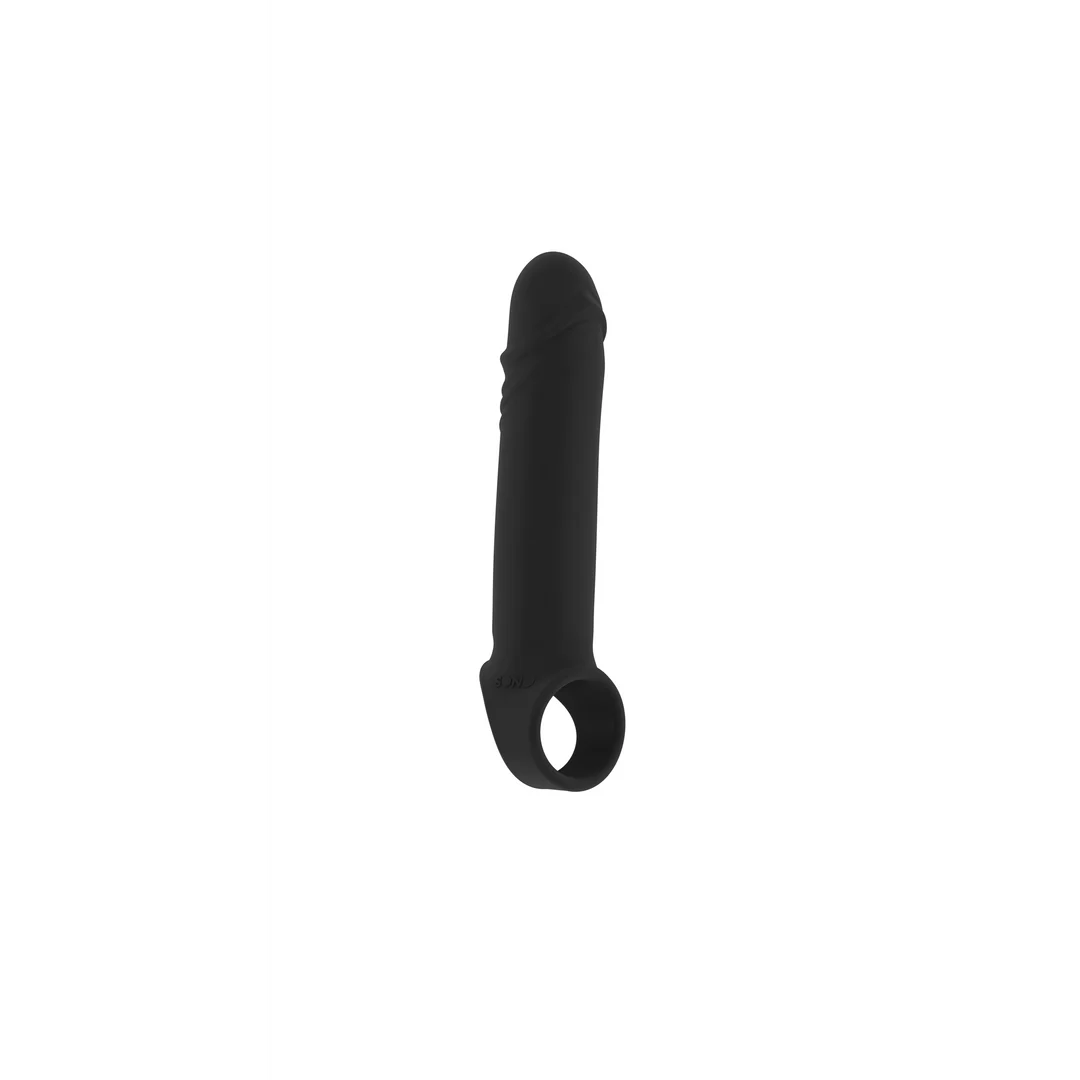 Funda para el pene con correa para los testículos: extensor elástico - Imagen 3