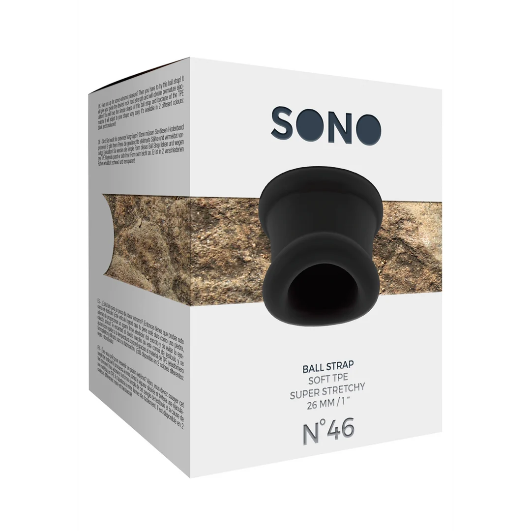 SON046BLK_1_1 Sono by Shots No.46 Ball Strap - Imagen 1