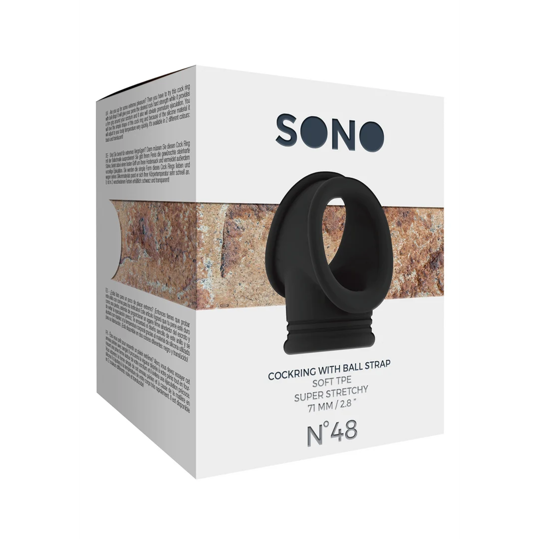 Anillo para el pene y banda escrotal Sono by Shots Nr.48 - Imagen 1